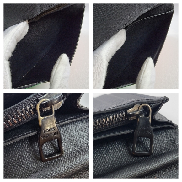 LOUIS VUITTON LV Logo Rubber Patch Brazza Long Wallet - Picture 10 of 13